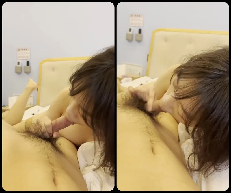 Ghệ ngoan liếm láp thằng nhỏ bự của anh